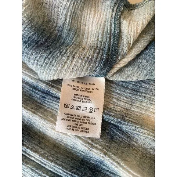 Anthropologie Maeve Women's Small Plaid Tunic Top 100% Rayon Button Front - Picture 5 of 8